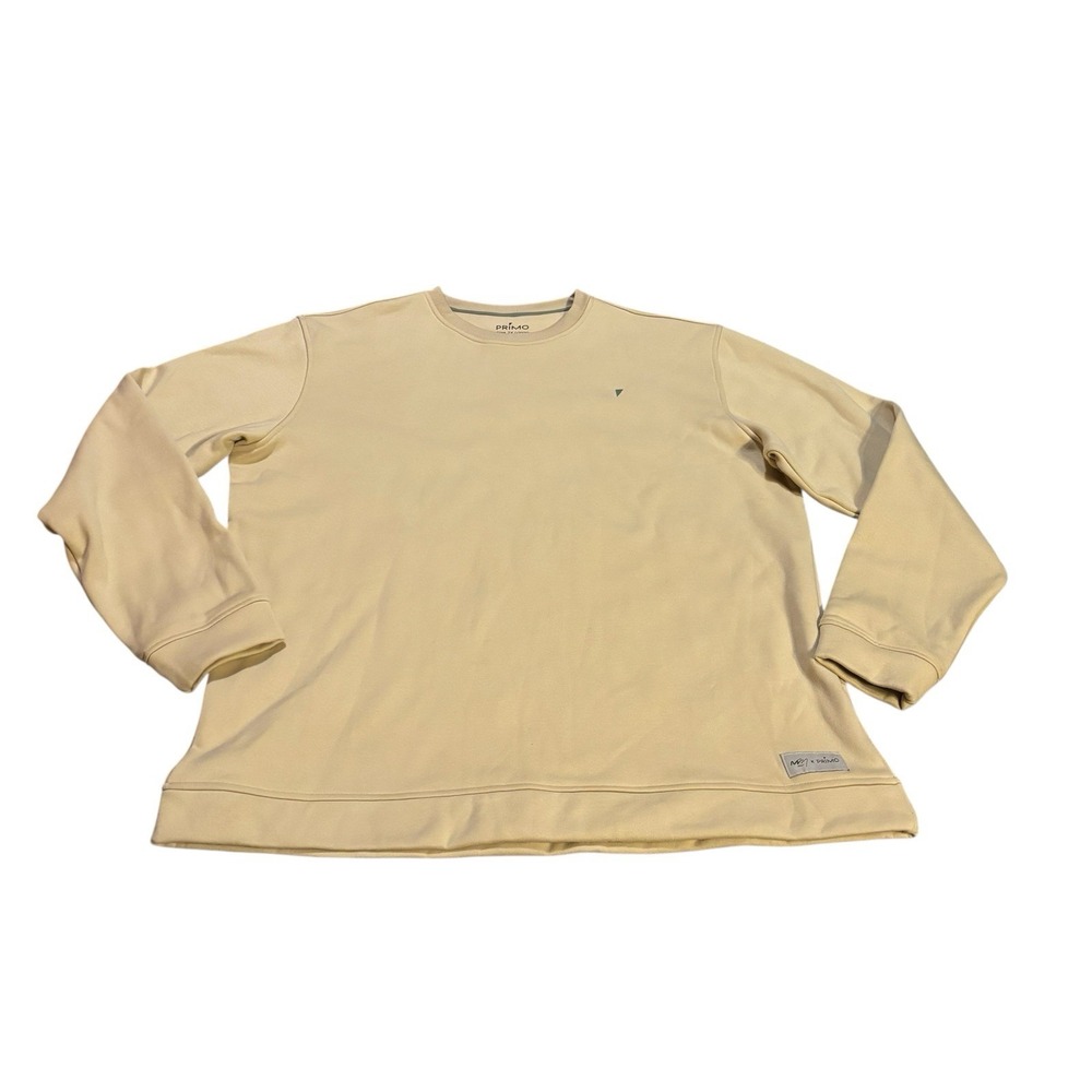 Primo X Micha Morris Sweatshirt Tan Mens XXL Golf Luxury Casual‎ Activewear